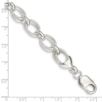 7.5 Inch Sterling Silver 7.5Inch Fancy Link Bracelet