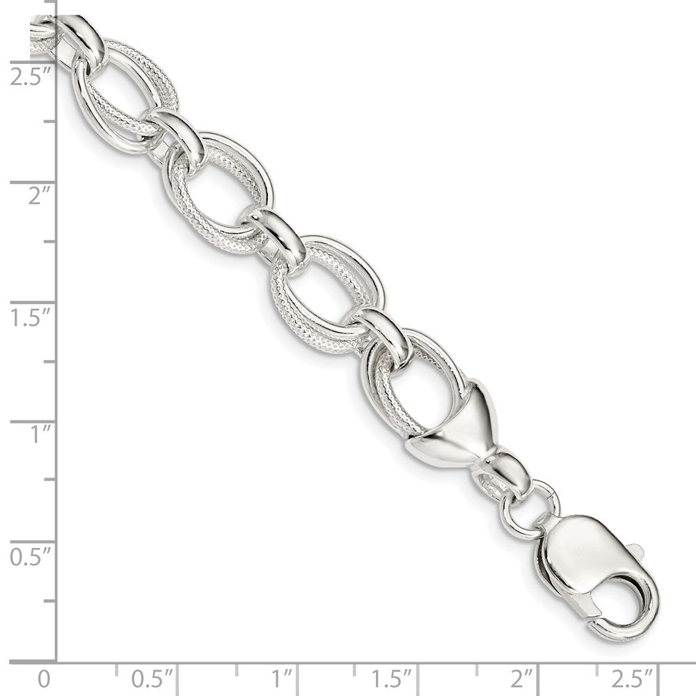 8.5 Inch Sterling Silver 8.5Inch Fancy Link Bracelet