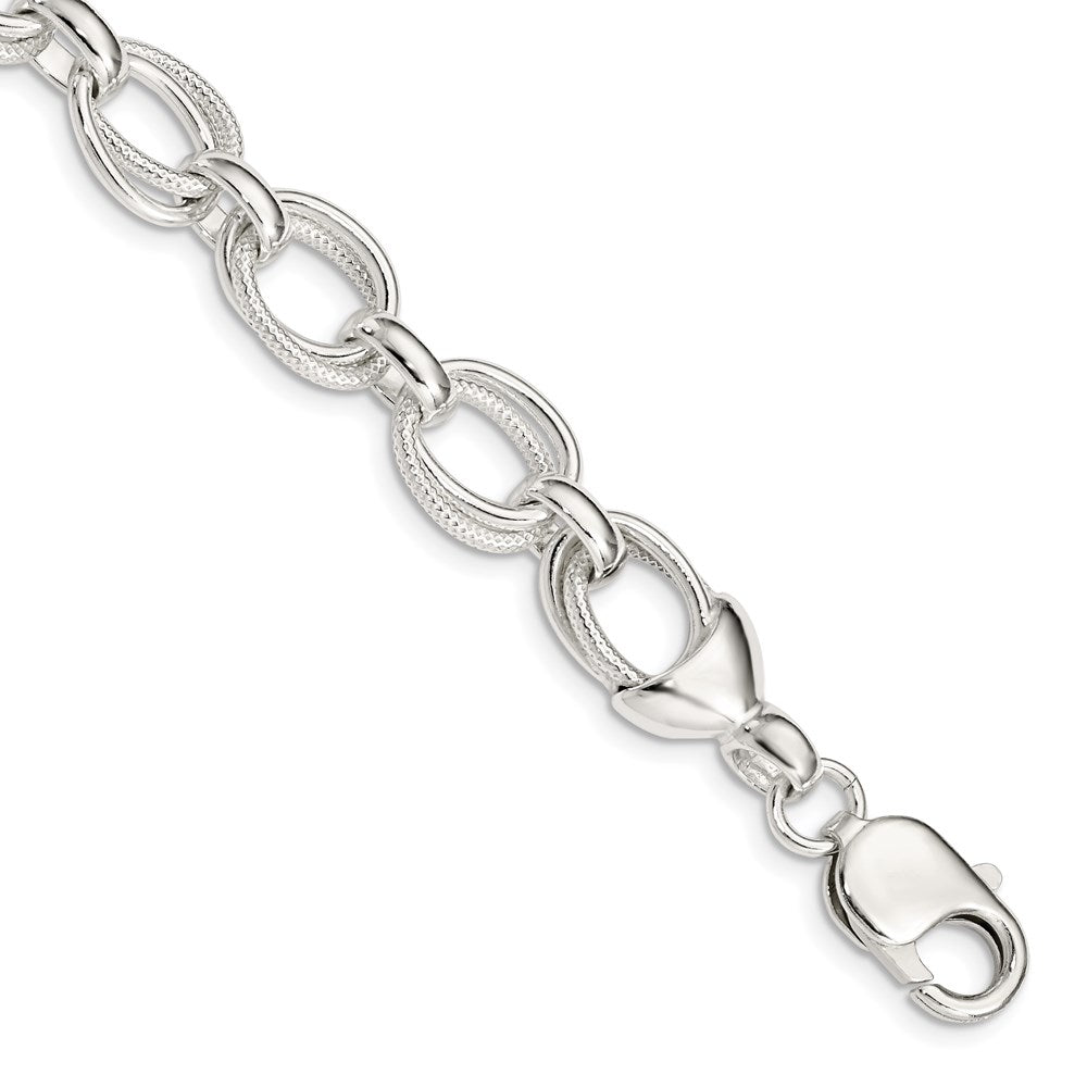7.5 Inch Sterling Silver 7.5Inch Fancy Link Bracelet