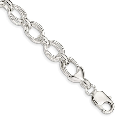 8.5 Inch Sterling Silver 8.5Inch Fancy Link Bracelet