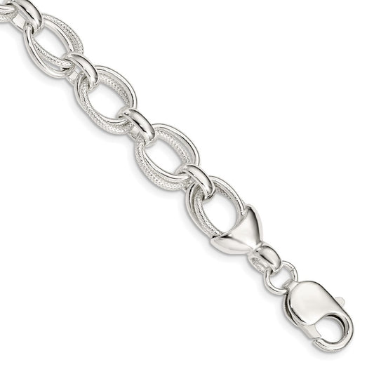 8.5 Inch Sterling Silver 8.5Inch Fancy Link Bracelet