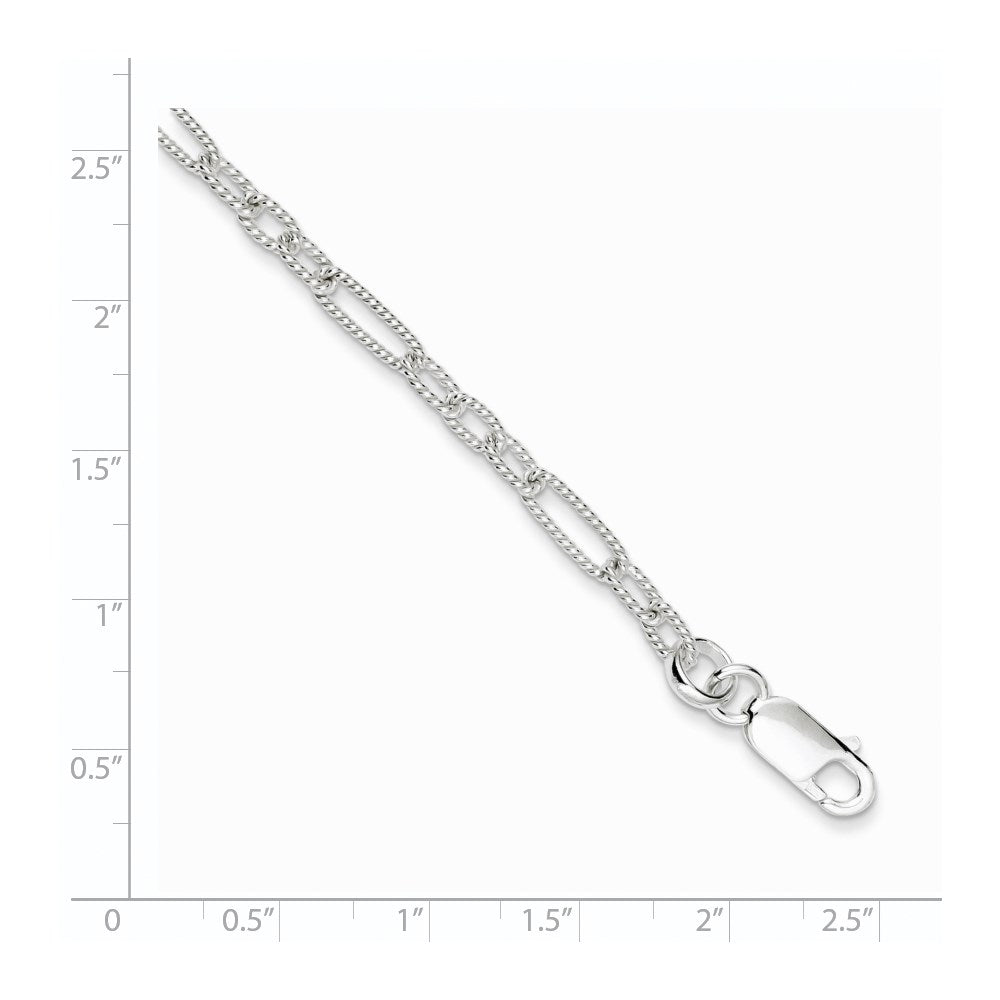 7.5 Inch Sterling Silver 7.5Inch Fancy Link Bracelet