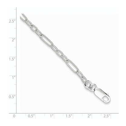 7.5 Inch Sterling Silver 7.5Inch Fancy Link Bracelet