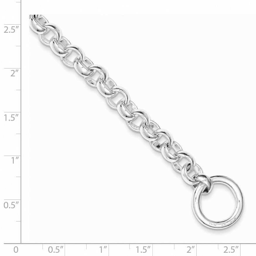 7.5 Inch Sterling Silver 7.5Inch Fancy Link Bracelet