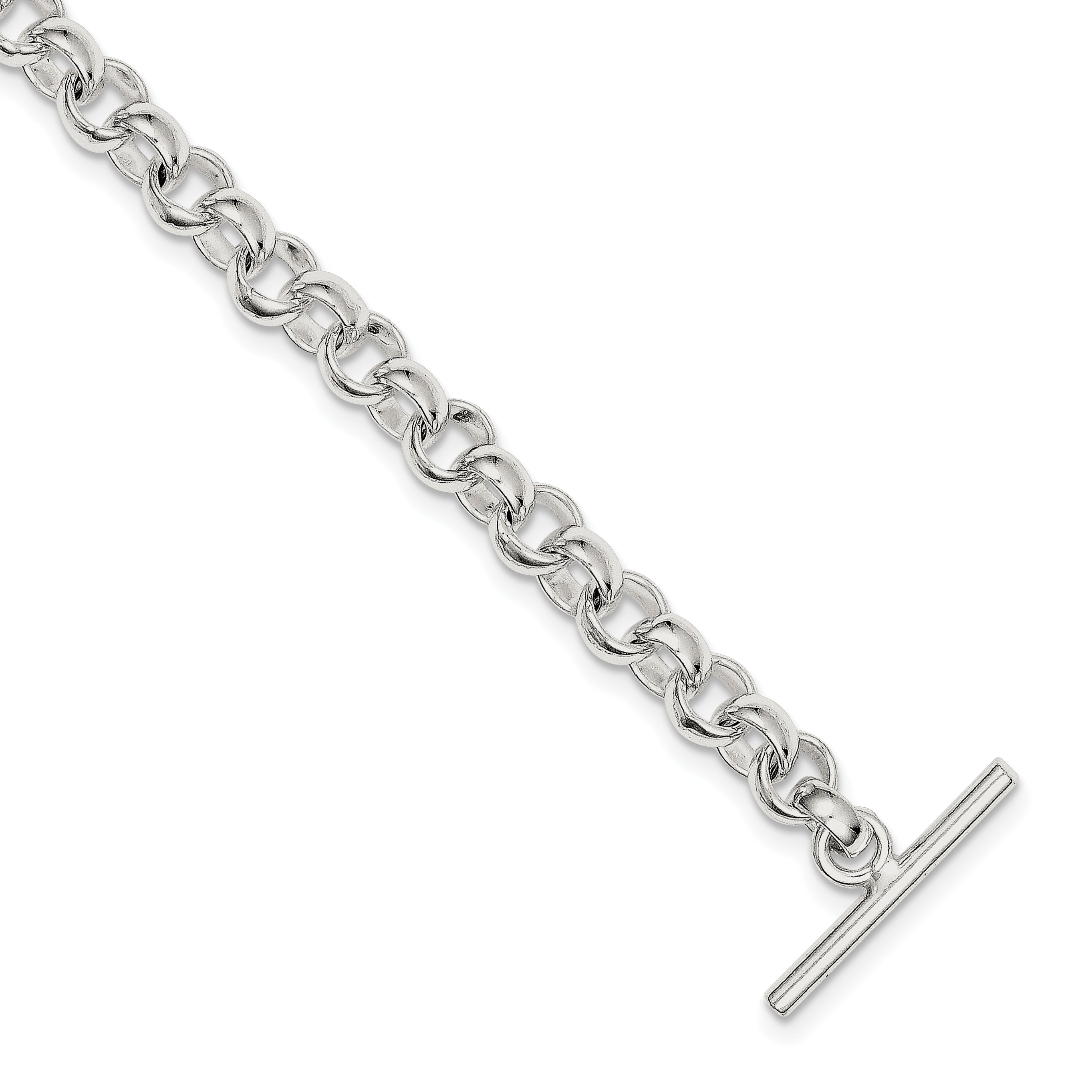 7.5 Inch Sterling Silver 7.5Inch Fancy Link Bracelet