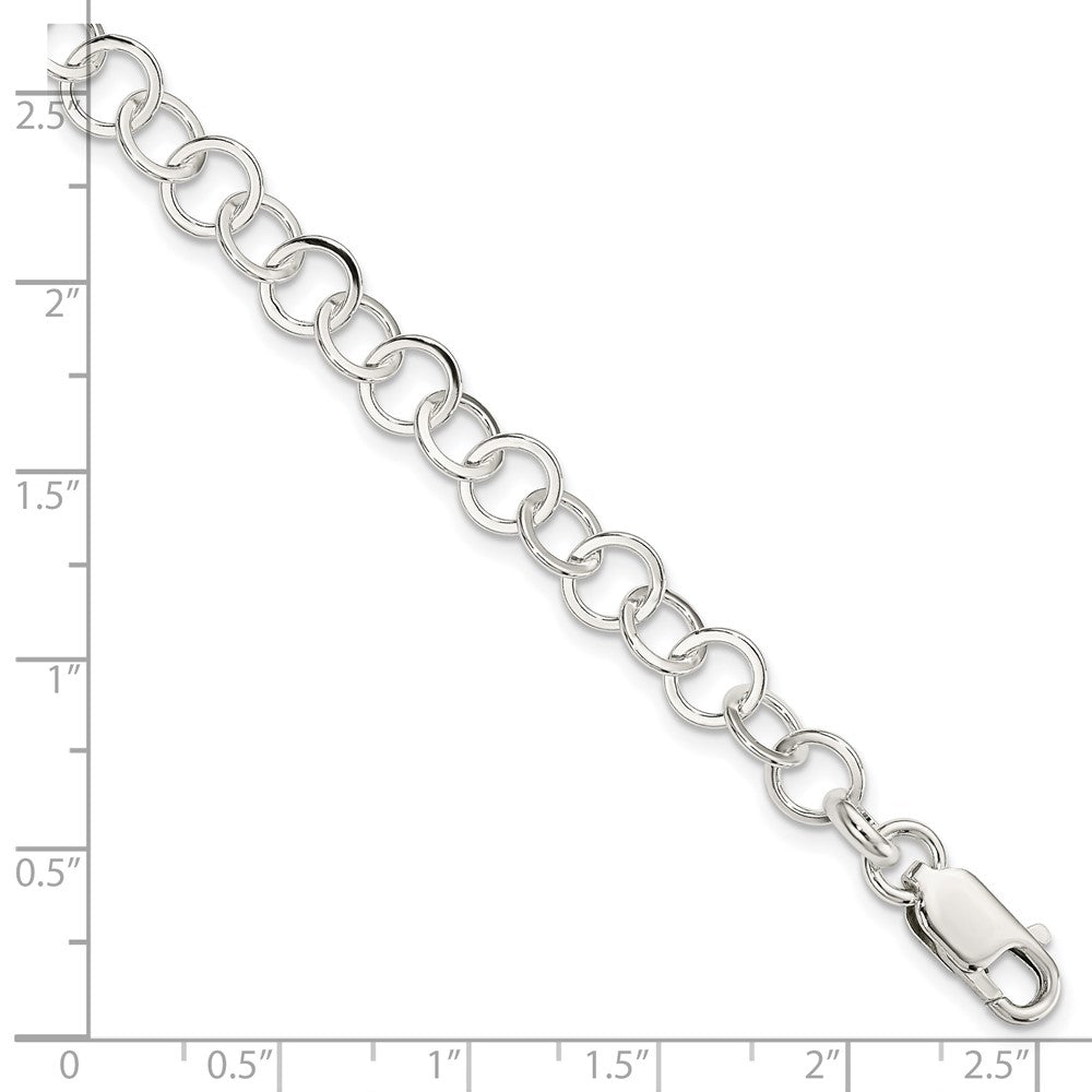 7.5 Inch Sterling Silver 7.5Inch Fancy Link Bracelet