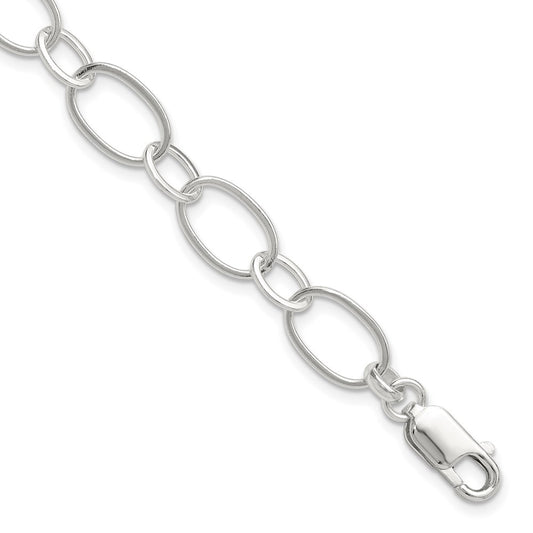 7.5 Inch Sterling Silver 7.5Inch Fancy Link Bracelet