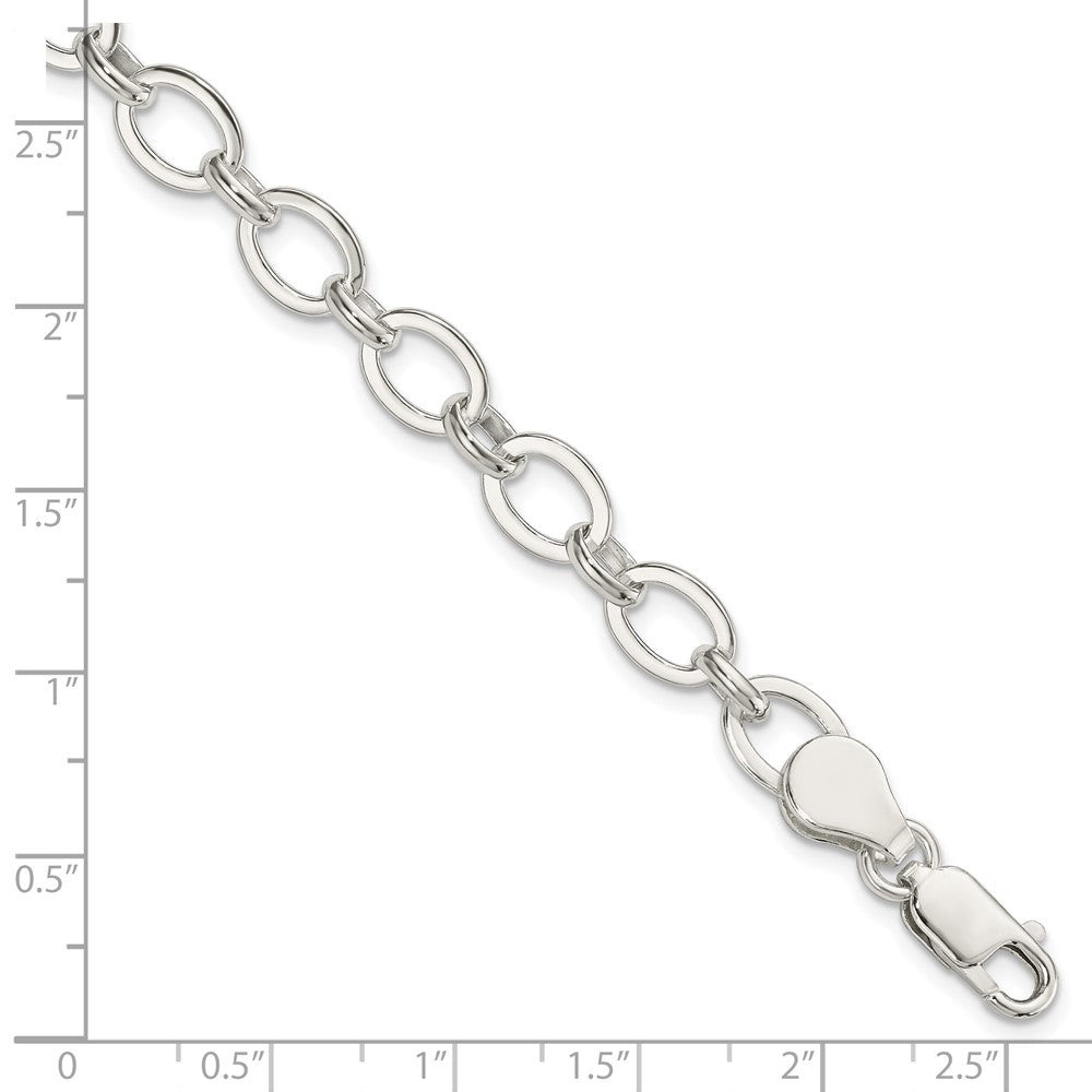 7.5 Inch Sterling Silver 7.5Inch Fancy Link Bracelet