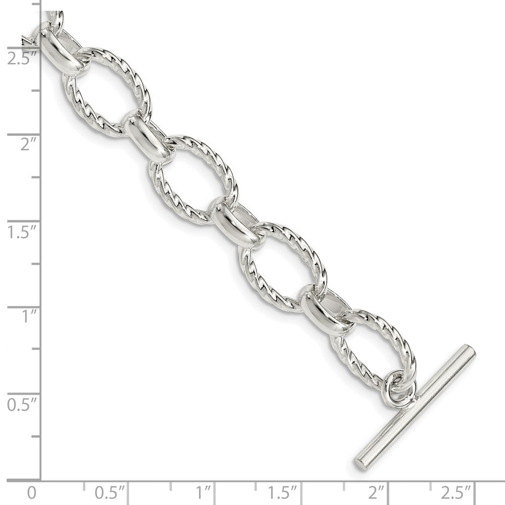 7.5 Inch Sterling Silver 7.5Inch Polished Fancy Link Bracelet
