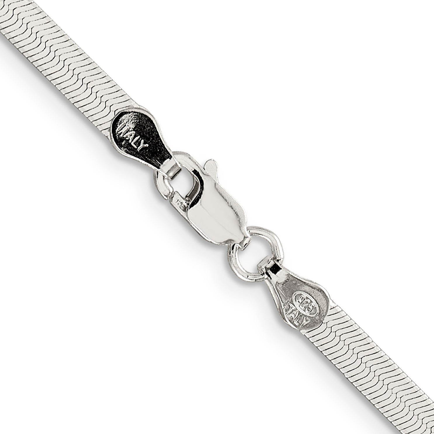 20 Inch Sterling Silver 3.5mm Magic Herringbone Chain Necklace