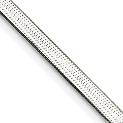 20 Inch Sterling Silver 3.5mm Magic Herringbone Chain Necklace