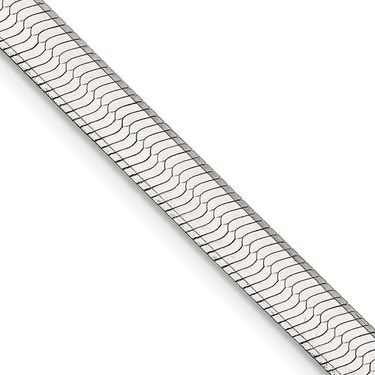 20 Inch Sterling Silver 5.25mm Magic Herringbone Chain Necklace