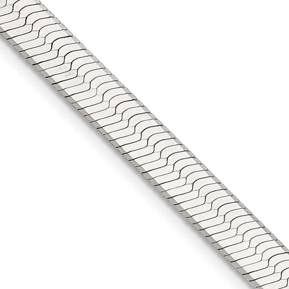 18 Inch Sterling Silver 8mm Magic Herringbone Chain Necklace
