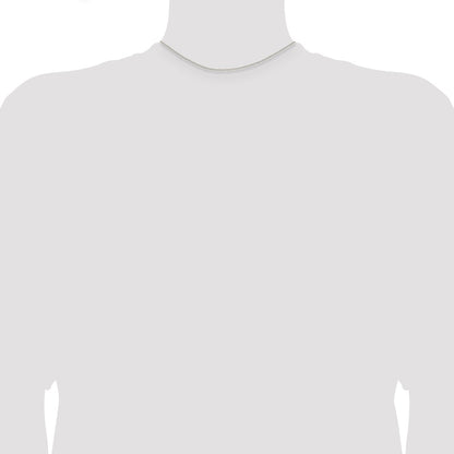 14 Inch Sterling Silver 1.5mm Diamond-Cut Cable Chain Necklace