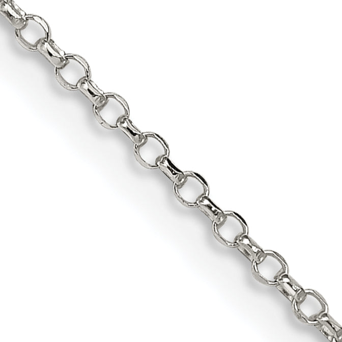 30 Inch Sterling Silver 1.5mm Diamond-Cut Cable Chain Necklace