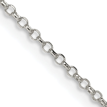 20 Inch Sterling Silver 1.5mm Diamond-Cut Cable Chain Necklace