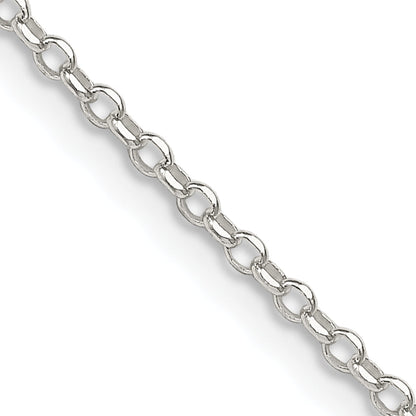 24 Inch Sterling Silver 1.75mm Diamond-Cut Cable Chain Necklace