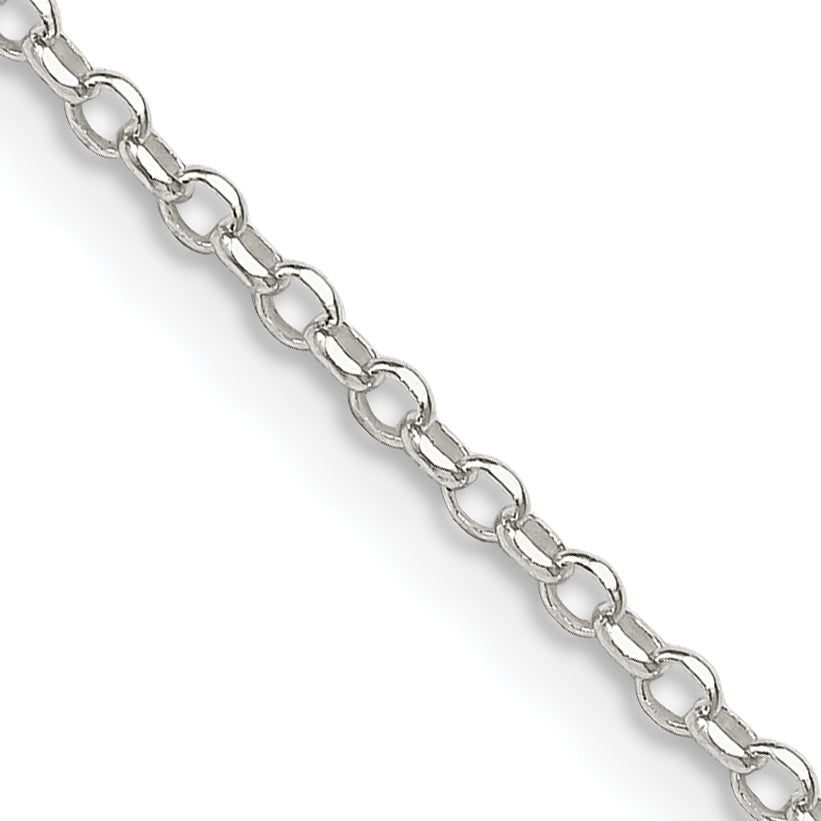 26 Inch Sterling Silver 1.75mm Diamond-Cut Cable Chain Necklace
