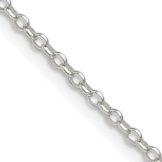 26 Inch Sterling Silver 1.75mm Diamond-Cut Cable Chain Necklace