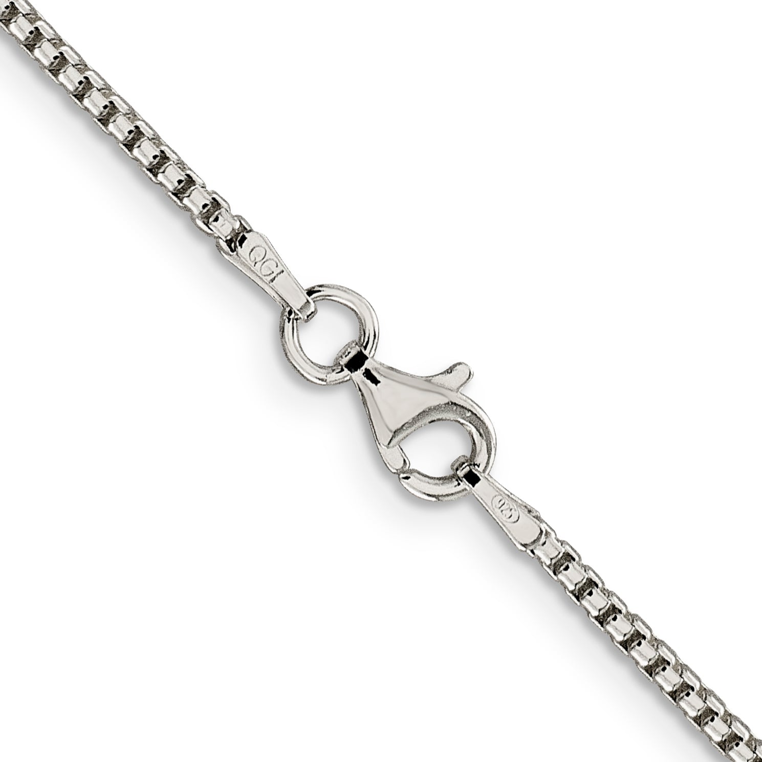 26 Inch Sterling Silver 1.75mm Round Box Chain Necklace