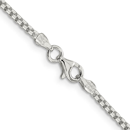 42 Inch Sterling Silver 2mm Round Box Chain Necklace