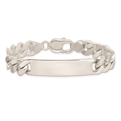 8.5 Inch Sterling Silver 8.5Inch Polished Engraveable Figaro Link Id Bracelet