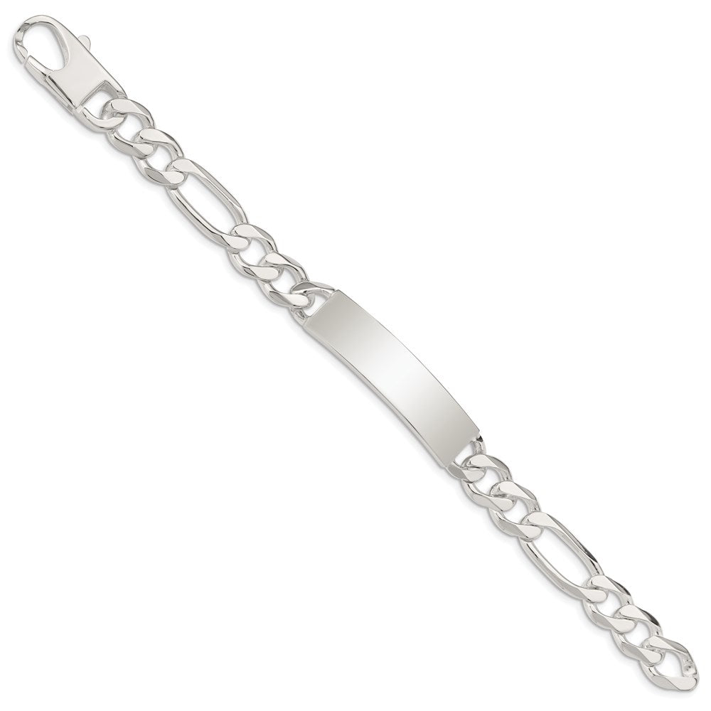 7.5 Inch Sterling Silver Figaro Link Id Bracelet