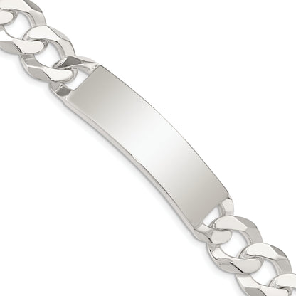 8.5 Inch Sterling Silver Curb Link Id Bracelet