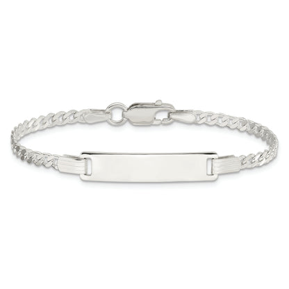 5.5 Inch Sterling Silver Baby Id Bracelet