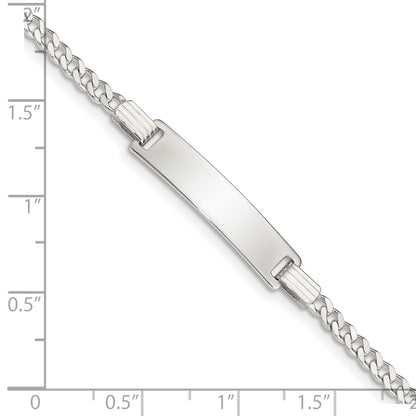 5.5 Inch Sterling Silver Baby Id Bracelet