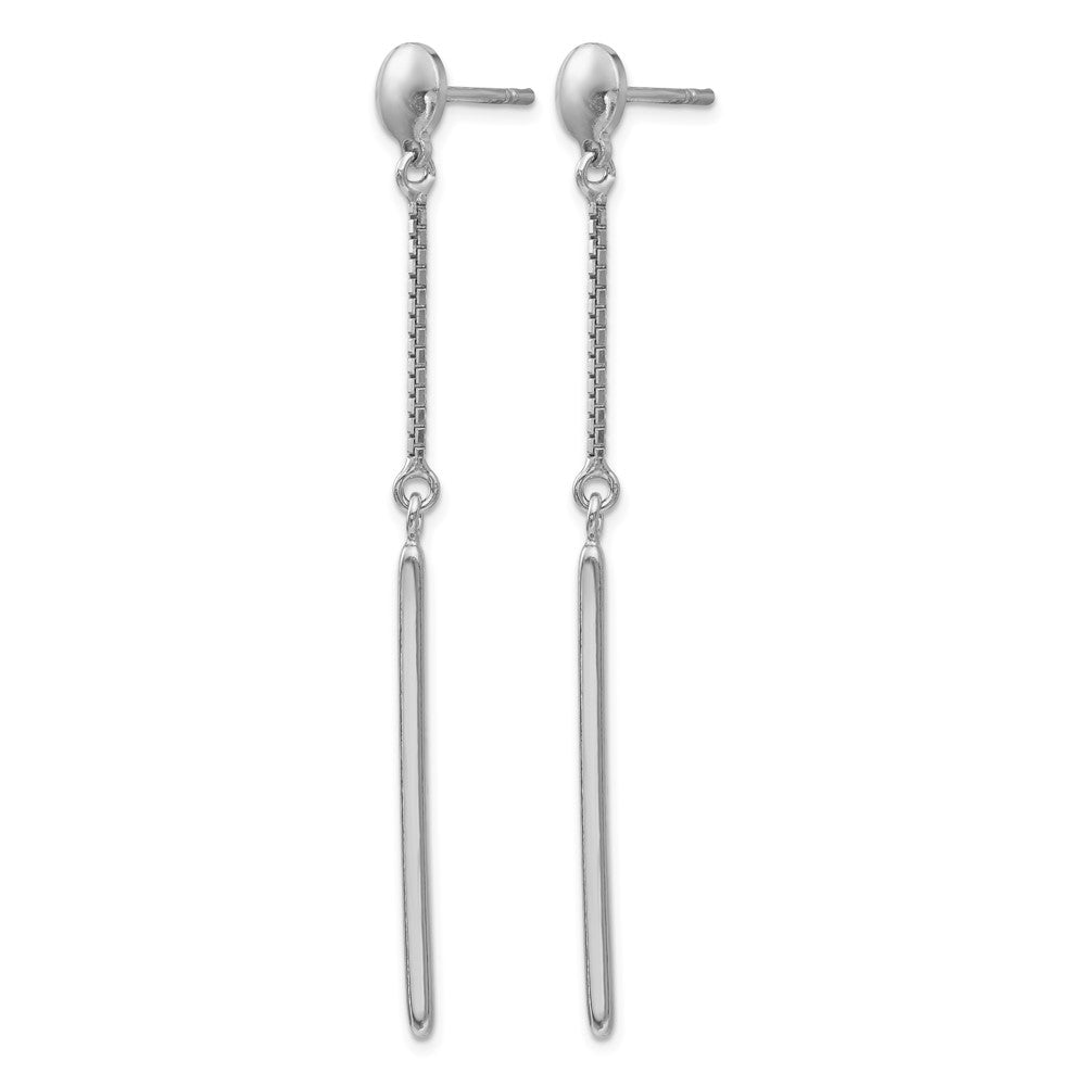 Sterling Silver Polished Post Dangle Earrings