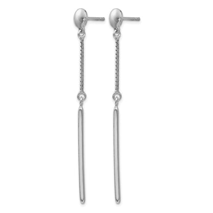Sterling Silver Polished Post Dangle Earrings