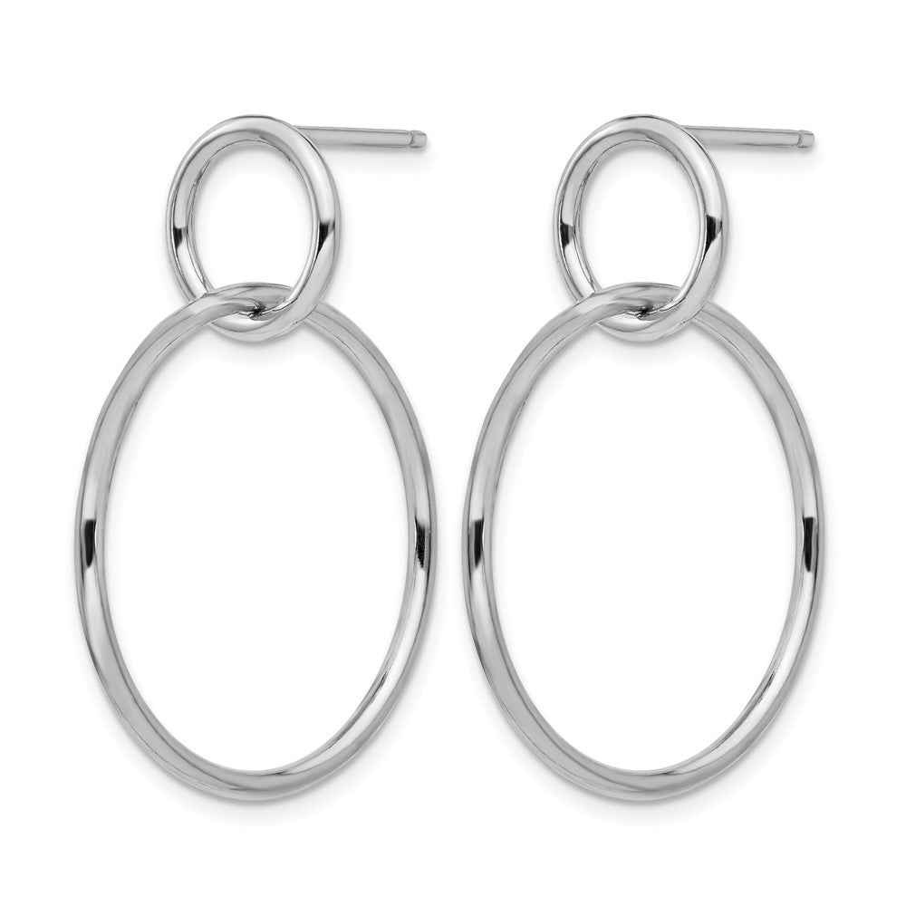 Sterling Silver Polished Post Dangle Earrings