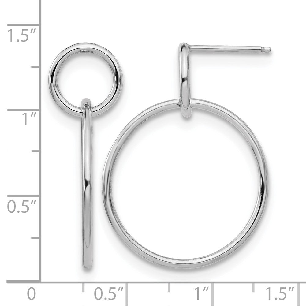 Sterling Silver Polished Post Dangle Earrings