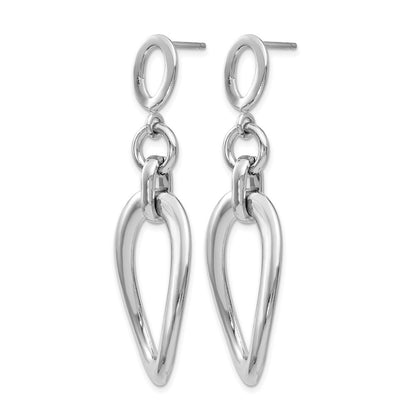 Sterling Silver Polished Post Dangle Earrings