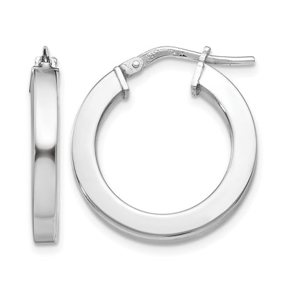 Sterling Silver Polished Hoop Earrings