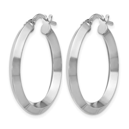 Sterling Silver Polished Hoop Earrings