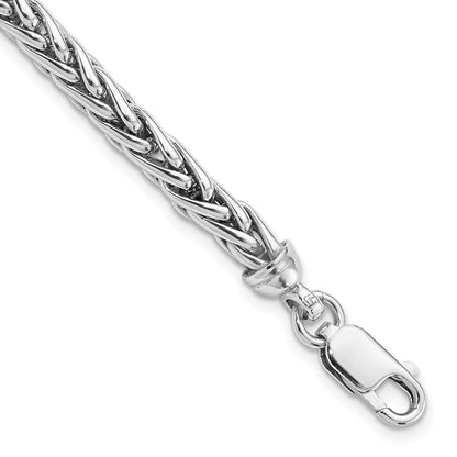 Sterling Silver Rhodium Plated 7.5In. Bracelet