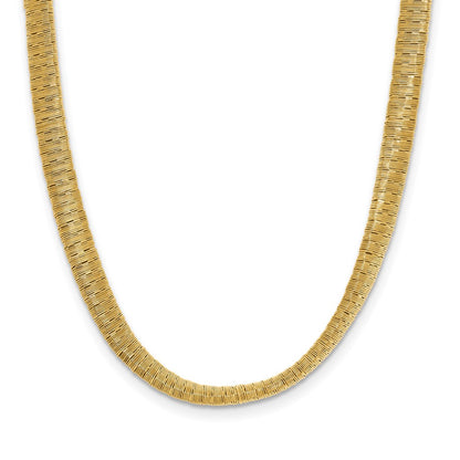 Gold Plated Sterling Silver Twist Texture Wrapped Necklace