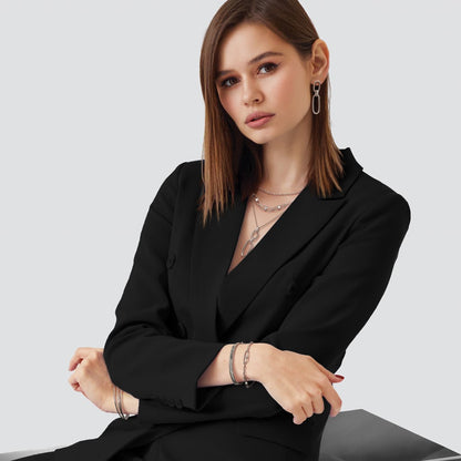 Sterling Silver Rh Plated Cz And Crystal Pearl 1In Ext. Bracelet