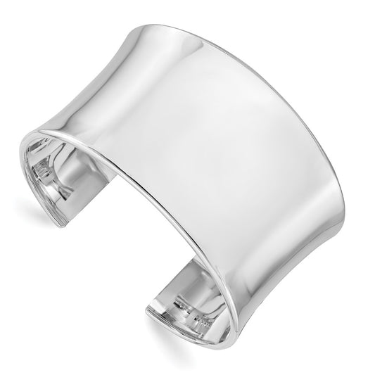 Sterling Silver Polished Slip-On Bangle