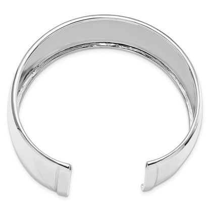 Sterling Silver Polished Slip-On Bangle