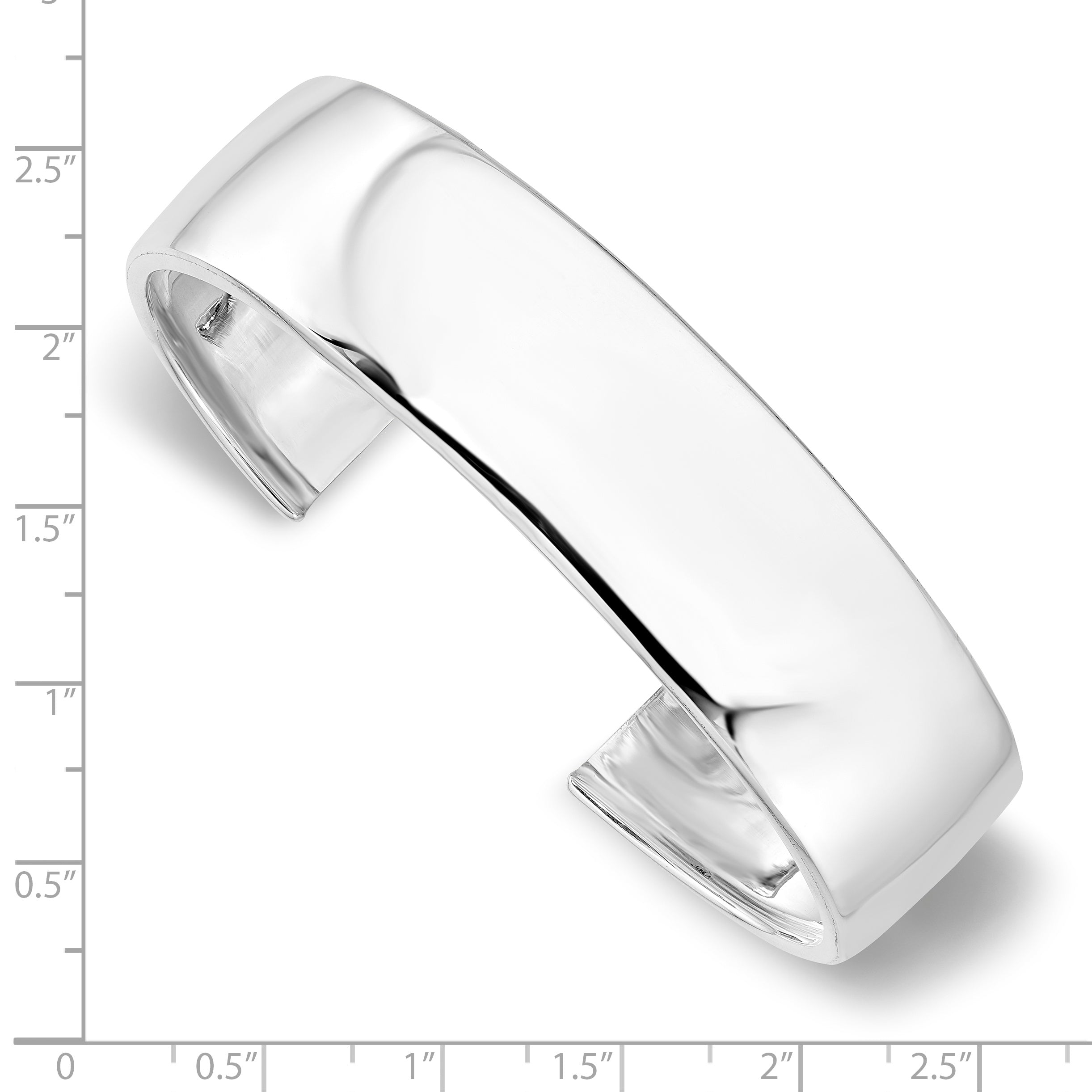 Sterling Silver Polished Slip-On Bangle