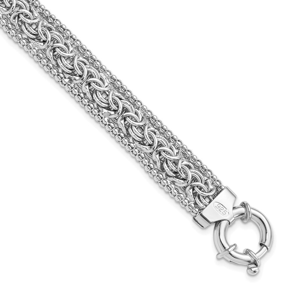 7.5 Inch Sterling Silver Polished Bracelet