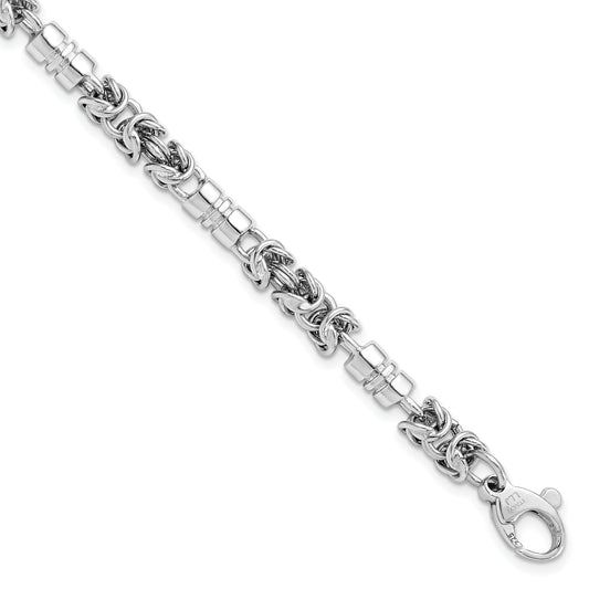 7.5 Inch Sterling Silver Polished Bracelet