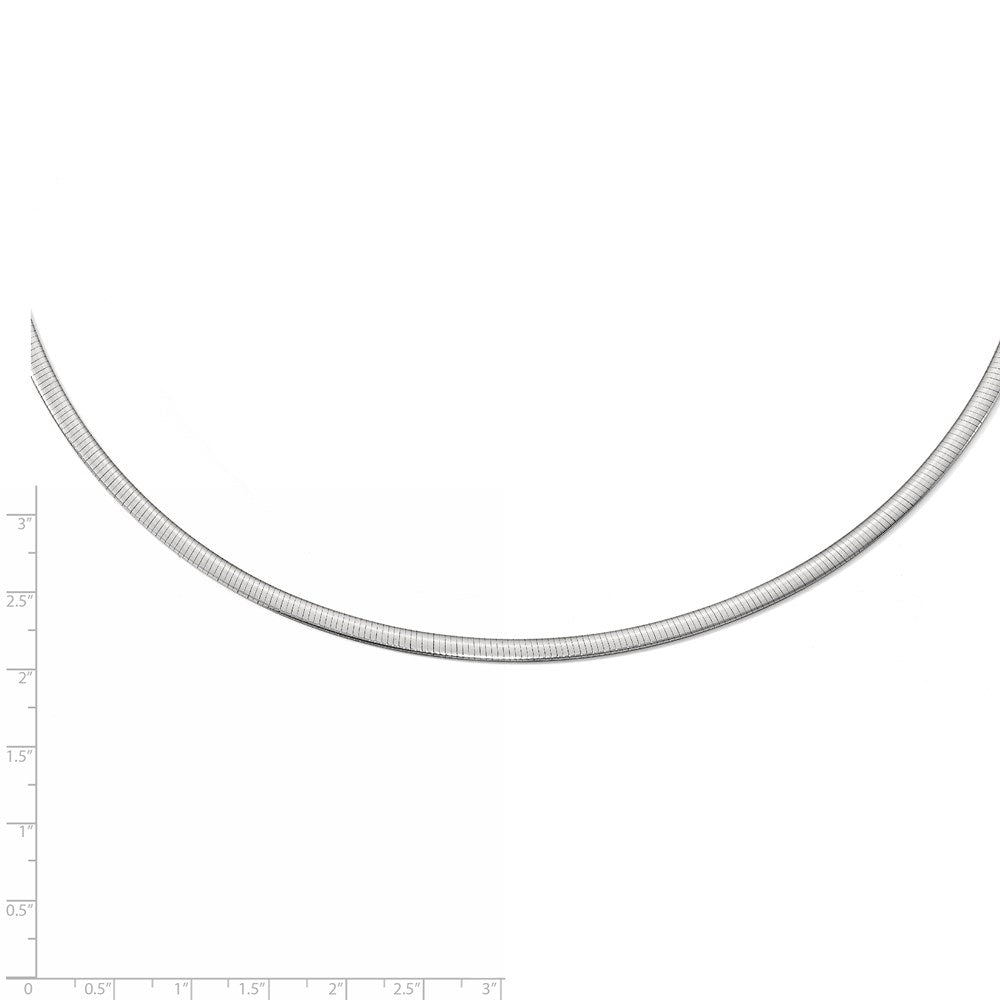 Sterling Silver Omega 2In Ext. Necklace