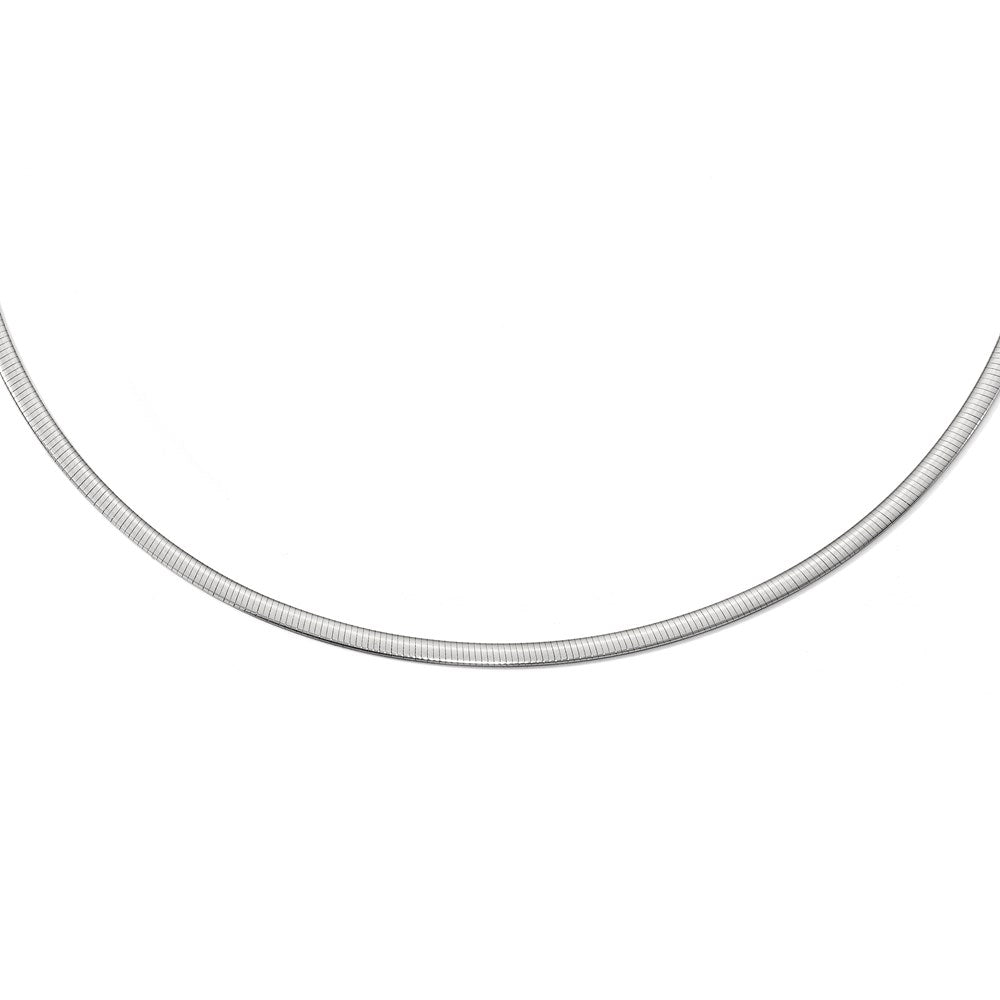 Sterling Silver Omega 2In Ext. Necklace