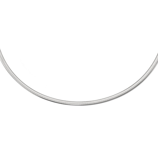 Sterling Silver Omega 2In Ext. Necklace