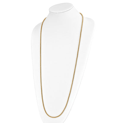 34.00 Inch Sterling Silver Gold-Plated D/C Toggle Bracelet/Necklace