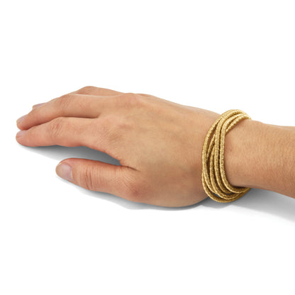 40.00 Inch Sterling Silver Gold-Plated D/C Toggle Bracelet/Necklace